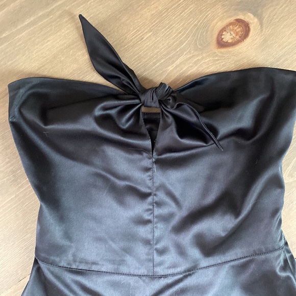 Black strapless a-line dress. Size small - Picture 5 of 6